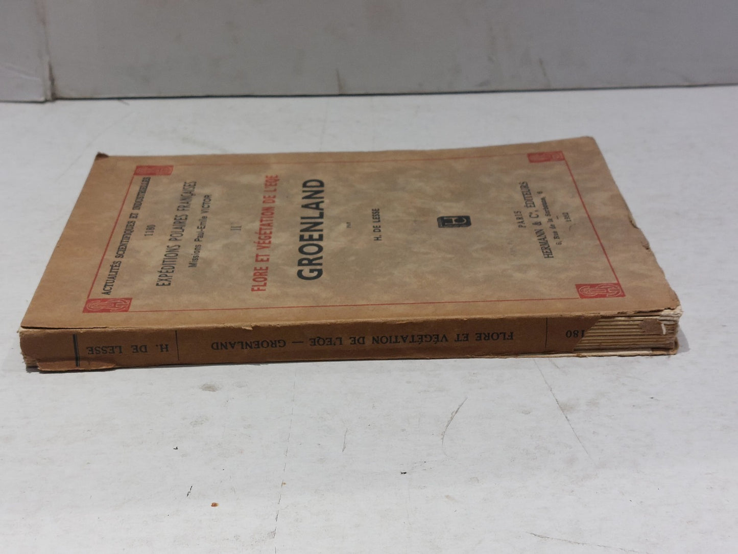 Flore Et Vegetation De L'eqe Groenland, By H  De Lesse (1952) [Hermann & Co] Pb1