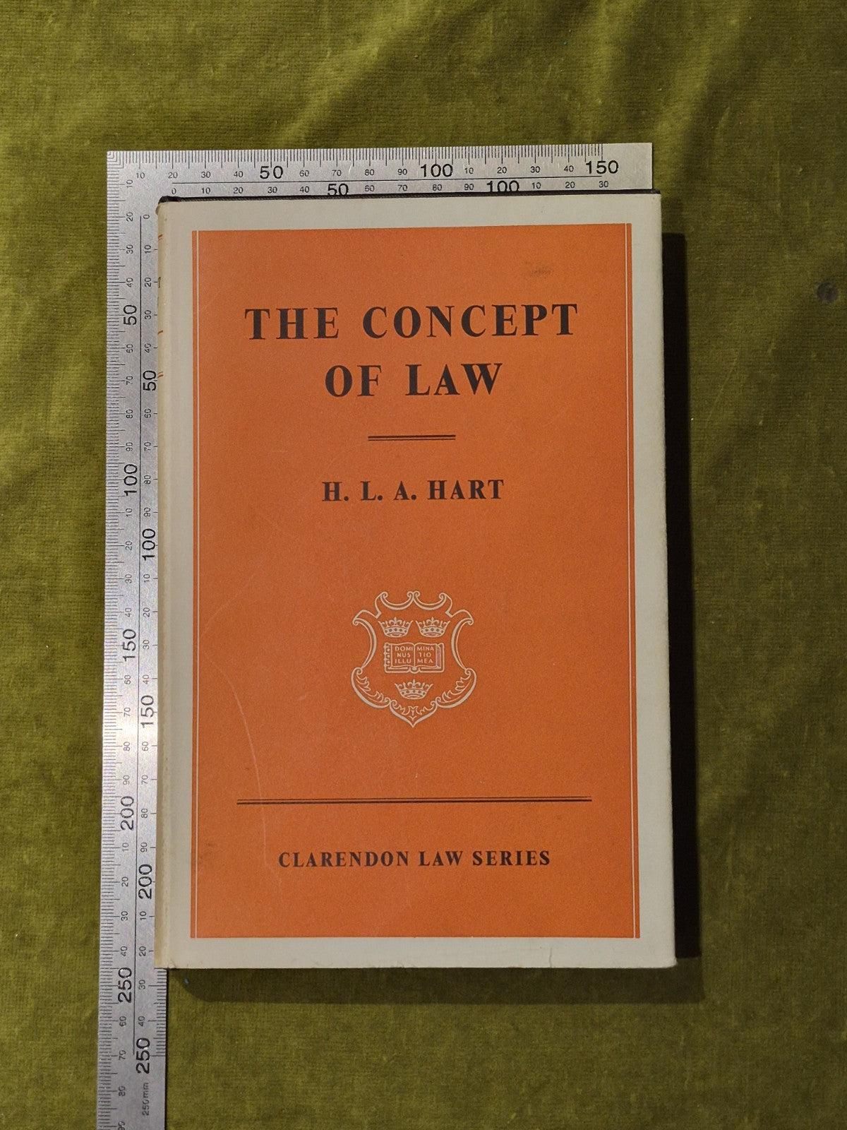 The Concept of Law by H. L. A. Hart , Oxford 1st HB DJ 19613