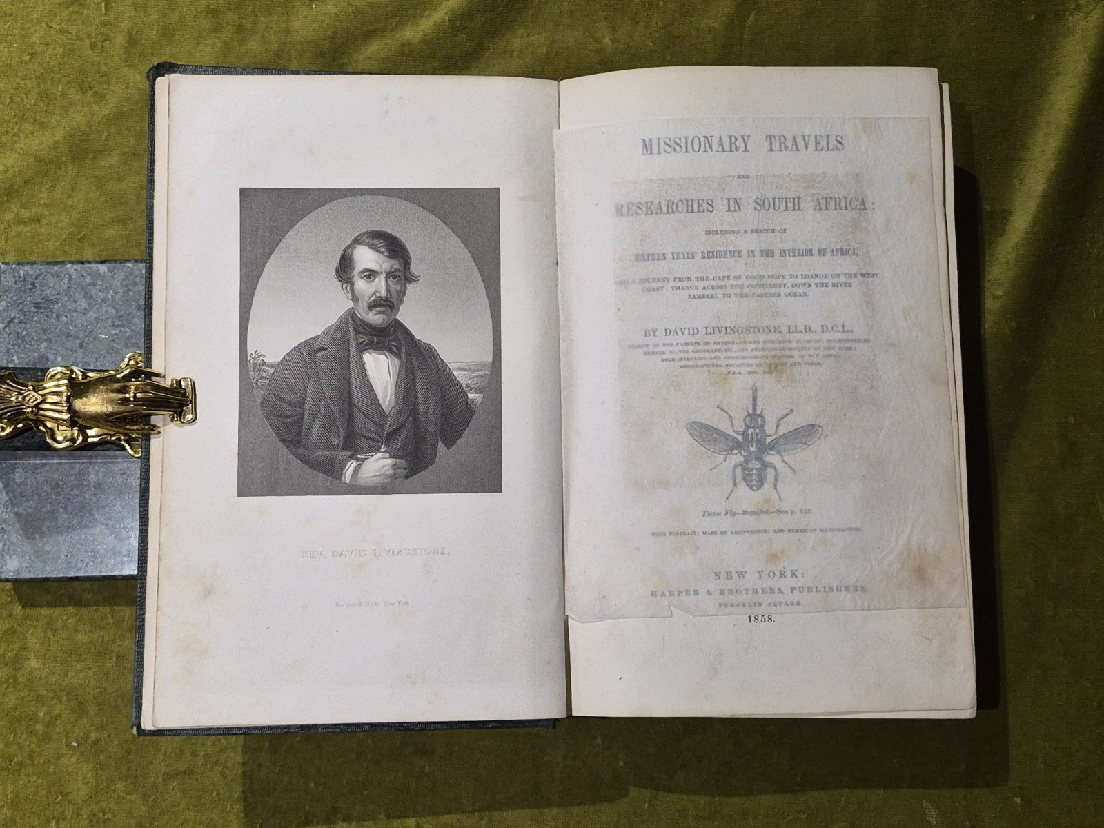 1857 Missionary Travels and Researches in South Africa by David Livingstone4