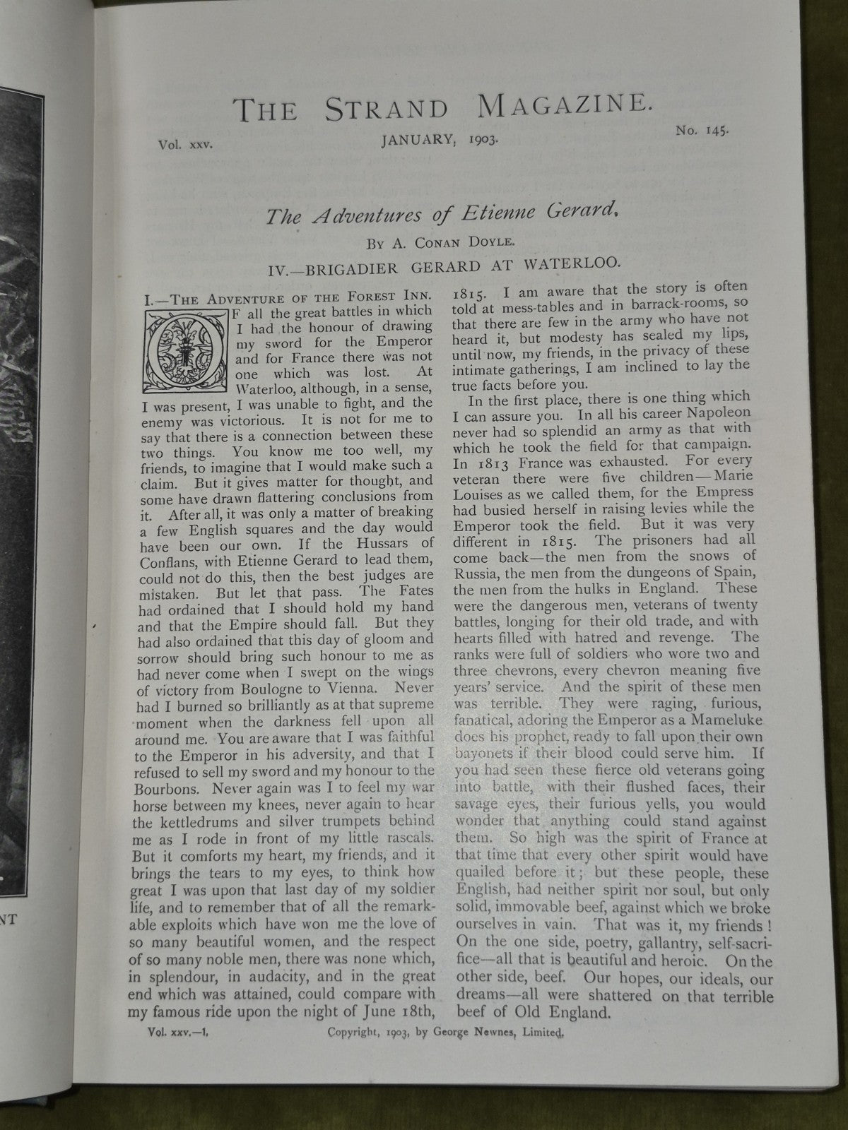The Strand Magazine 25 1903 Jan June Conan Doyle H G Wells Original Binding XXV 3