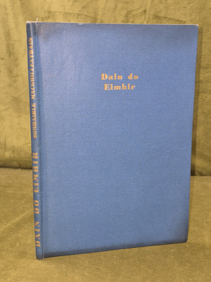 Dain Do Eimhir Le Somhairle Mac Ghill Eathain First Edition 1943 Maclellan3