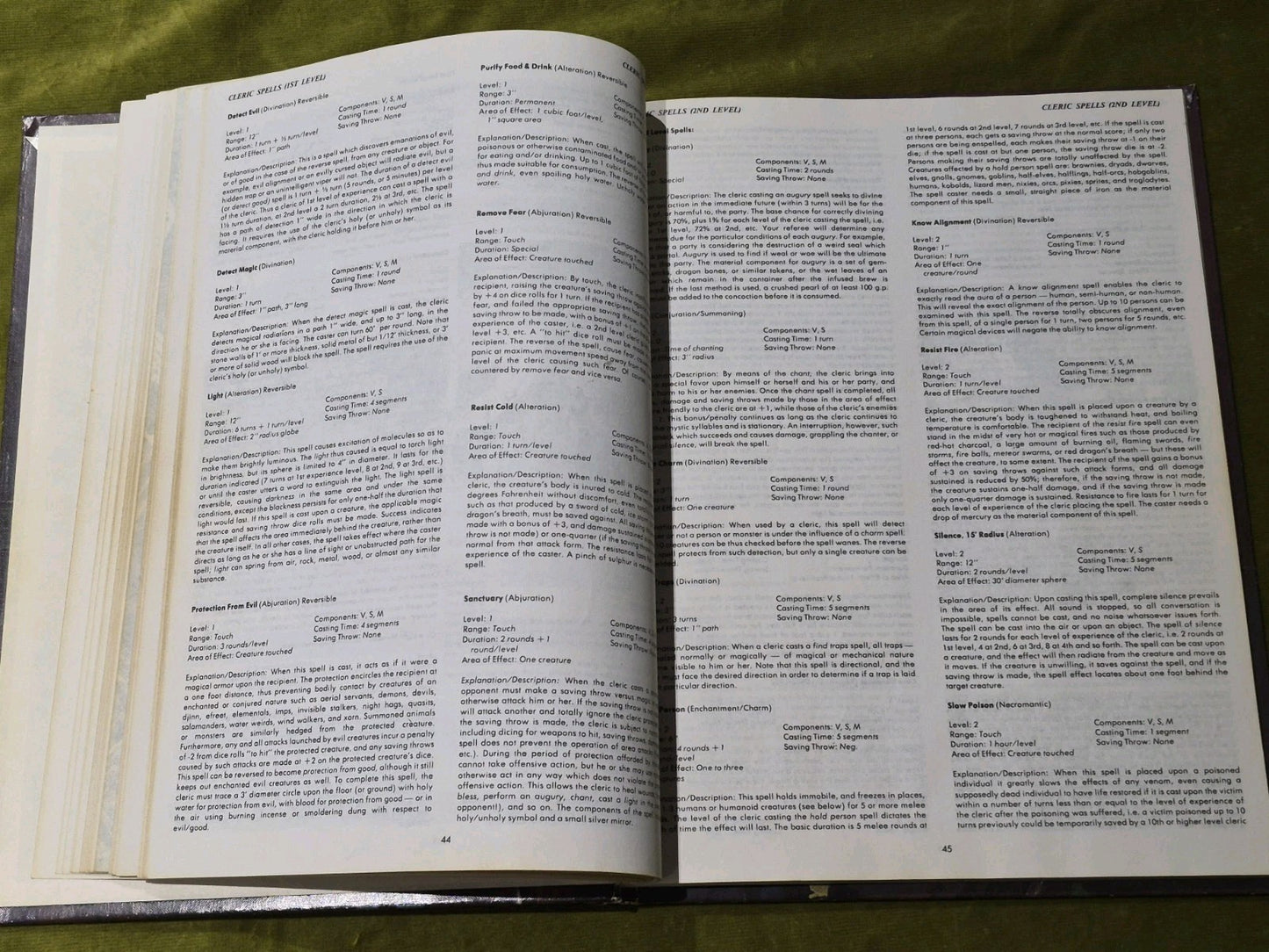 Advanced Dungeons And Dragons Players Handbook, 6th Printing 1980, Hardback4