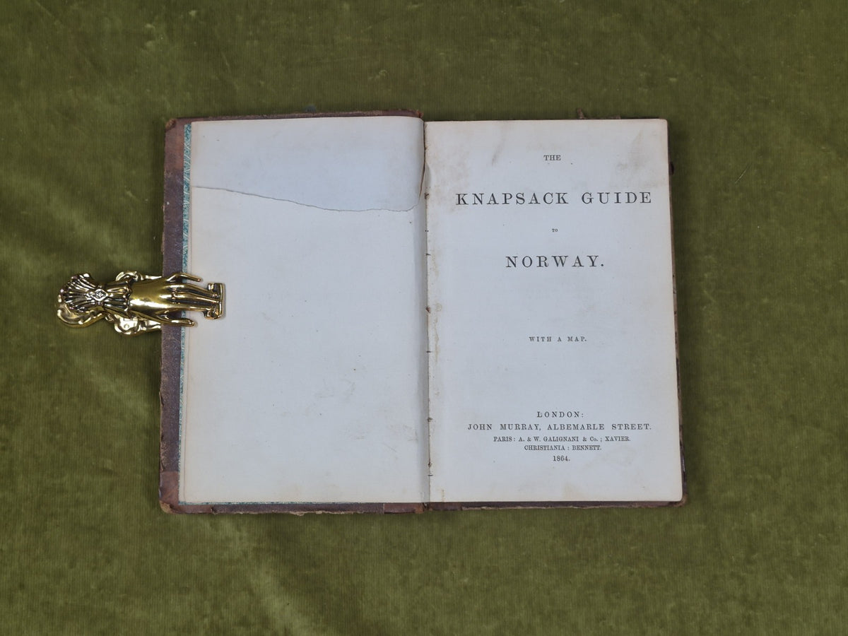 The Knapsack Guide to Norway 1864 John Murray5