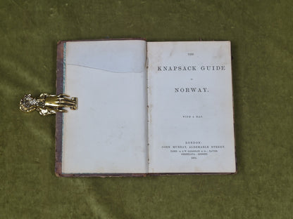 The Knapsack Guide to Norway 1864 John Murray5
