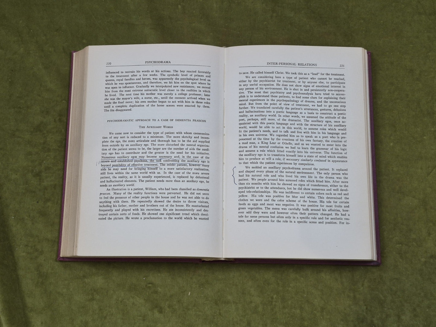 1946 Psychodrama First Volume - J L Moreno , Beacon House 1946 1st Edition6