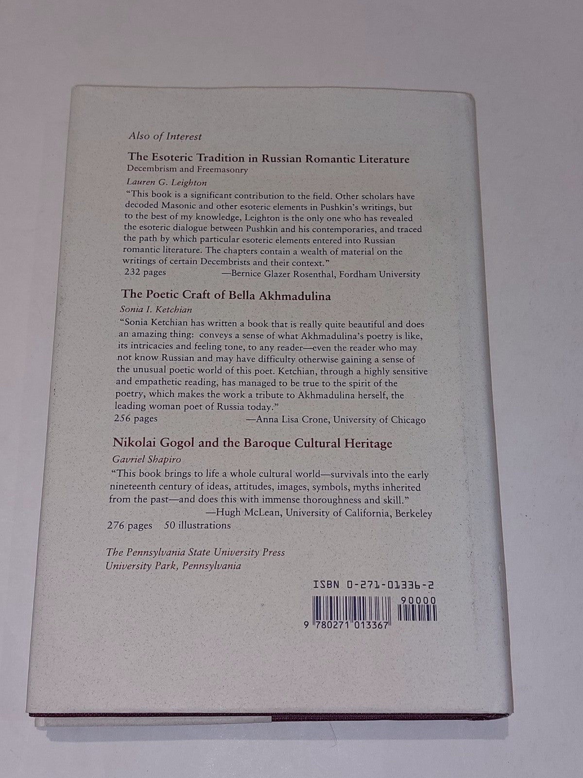 Alexander Bestuzhev-Marlinsky & Russian Byronism By Lewis Bagby (1995) Hb Book2