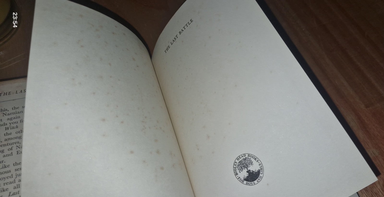 C S Lewis The Last Battle 1956 First Edition First Impression - Bodley Head VGC11