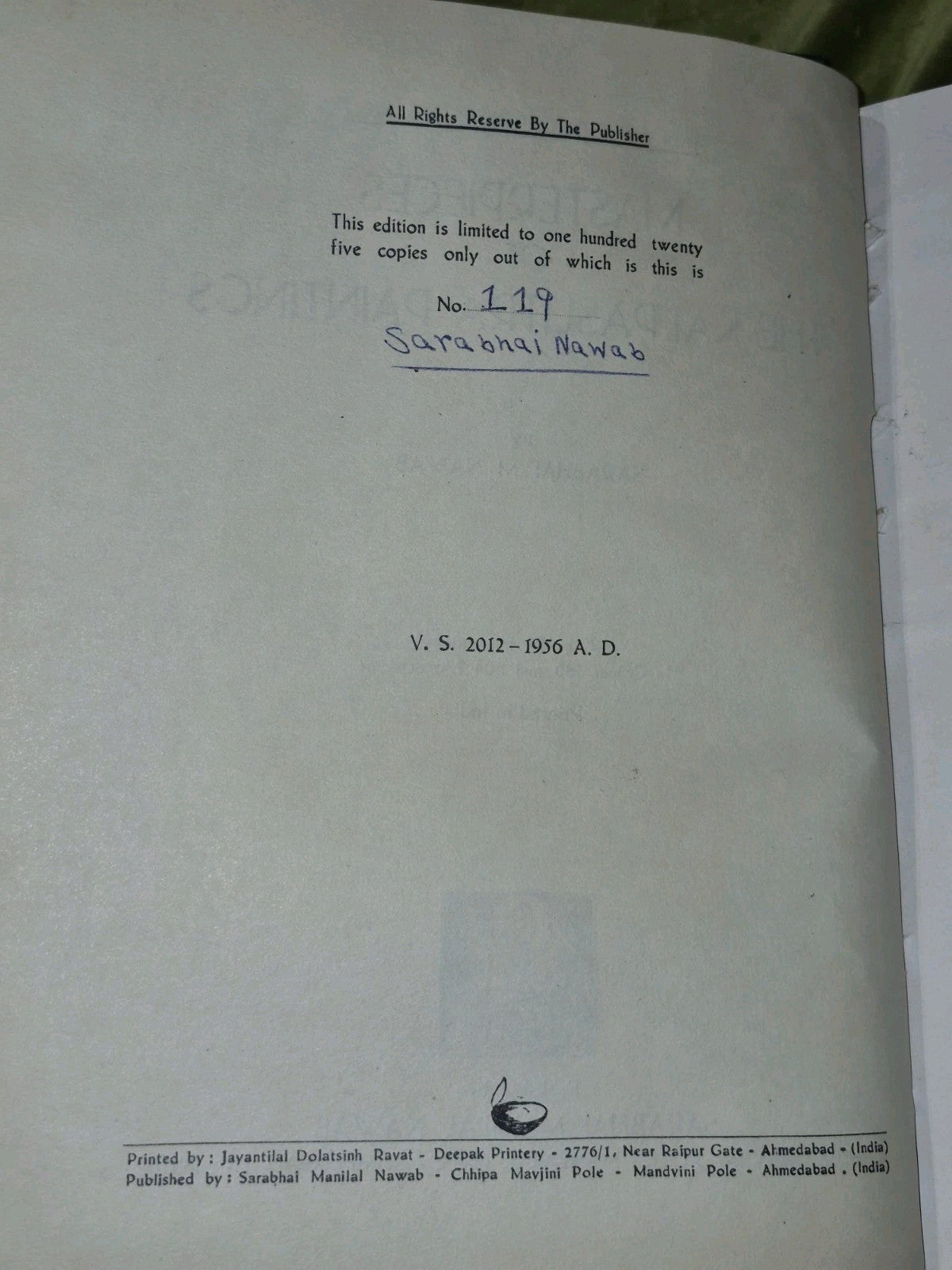 Masterpieces of the Kalpsutra Paintings (1956) Sarabhai M. Nawab10