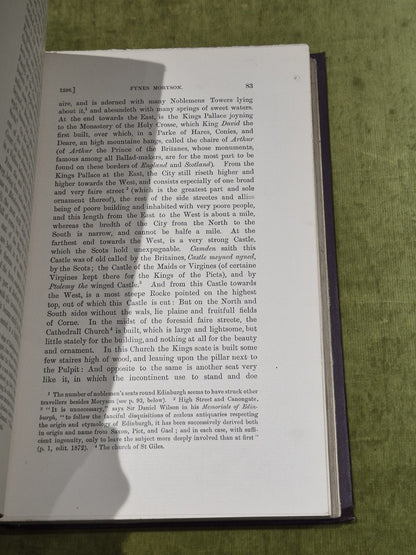 Early Travellers in Scotland & Scotland Before 1700 Contemporary Docs Hume Brown6