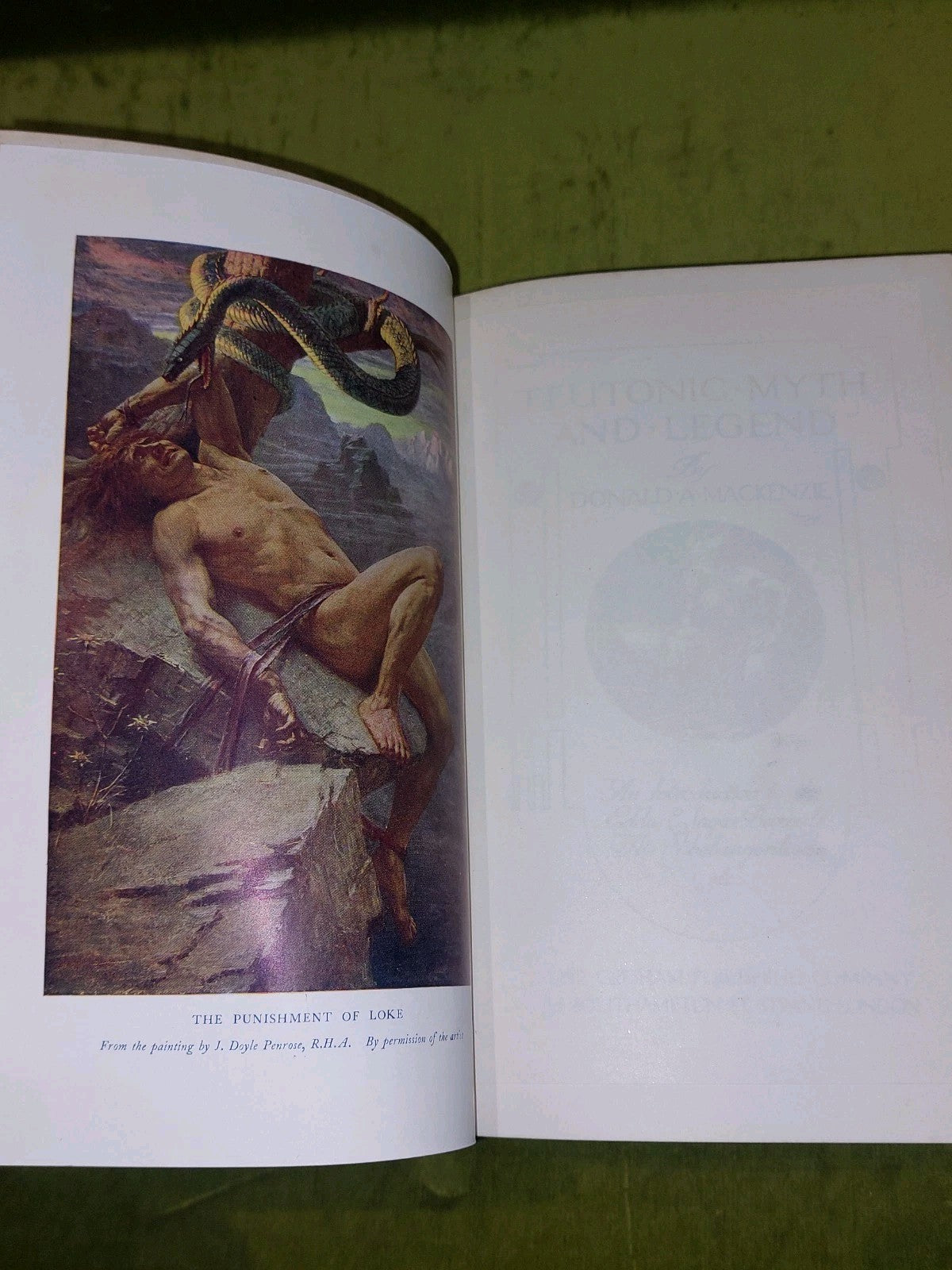 Teutonic Myth And Legend By Donald Mackenzie [Gresham Publishing] Hb Book2