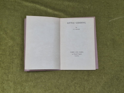 T S Eliot - Little Gidding - Faber and Faber 1st/1st 1942 Paperback3