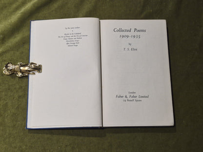 Collected Poems 1909 - 1935, T.S.Eliot, Faber & Faber, 1936 1st/2nd4