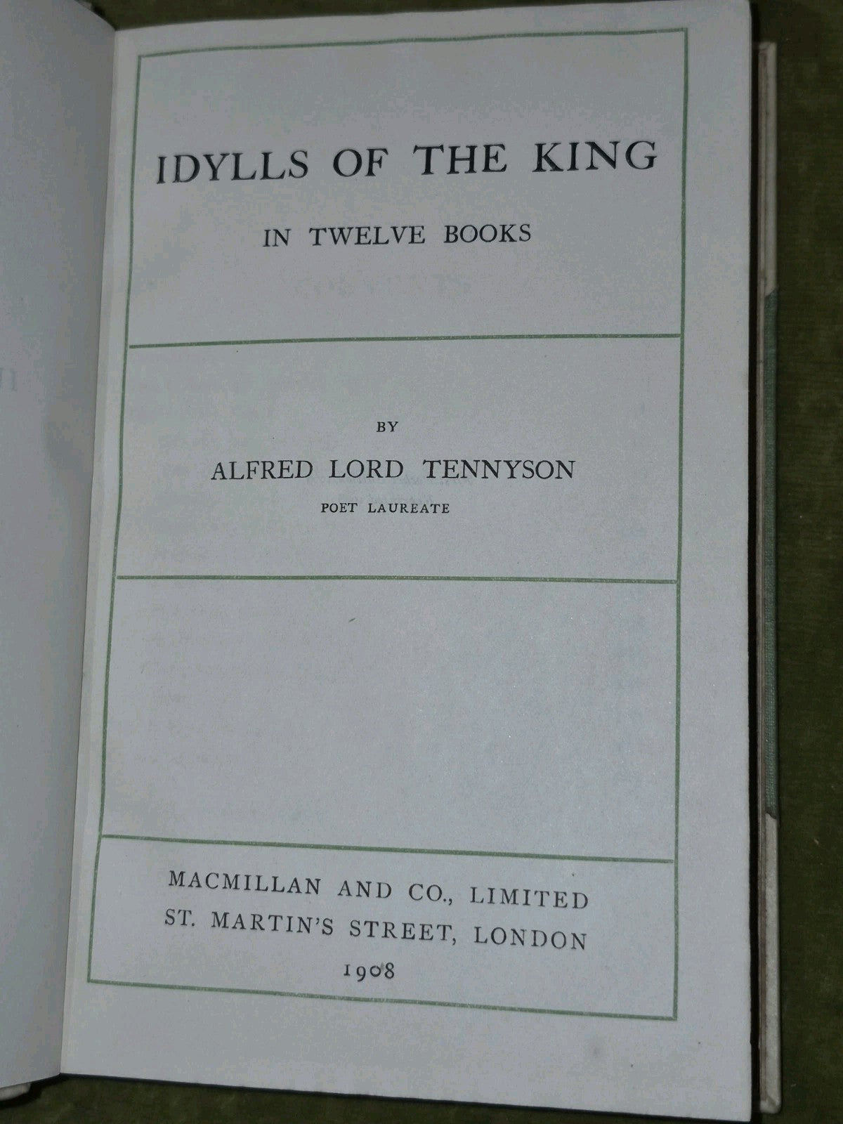 Tennyson Vellum Talwin Morris Art Nouveau Bindings Idylls of the King 19085
