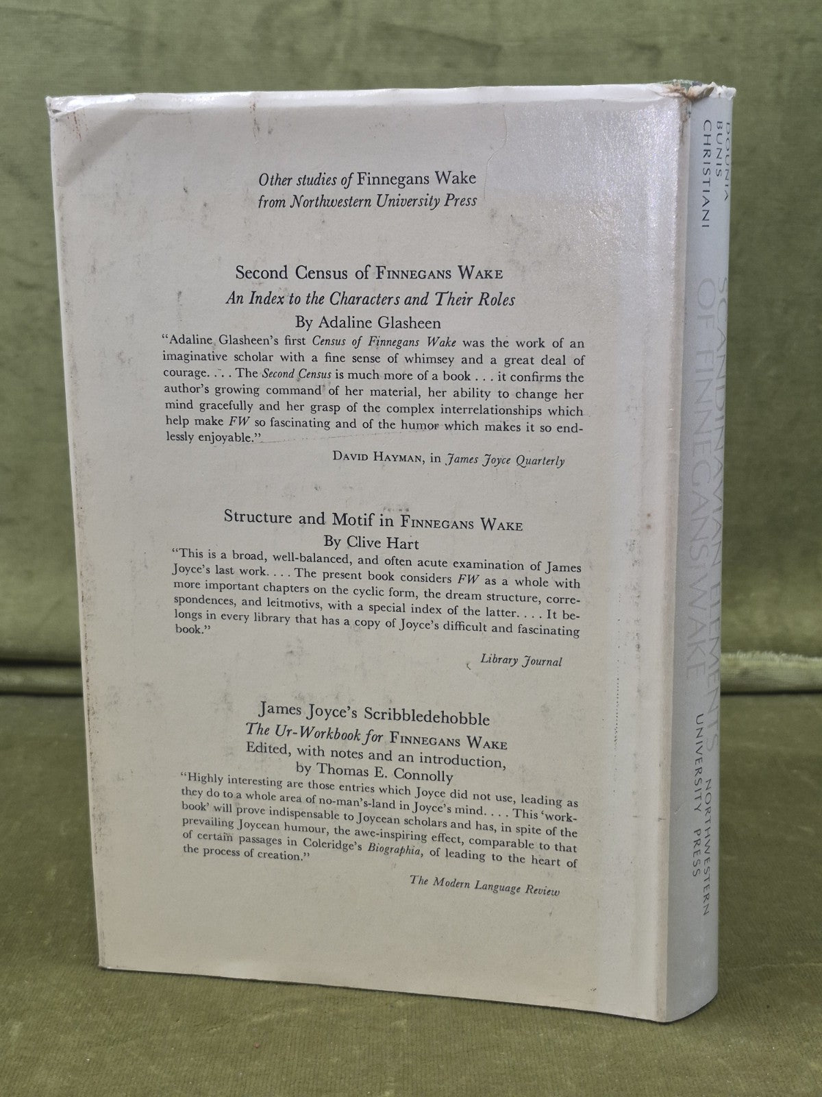 Scandinavian Elements of Finnegans Wake Dounia Bunis Northwestern 19651