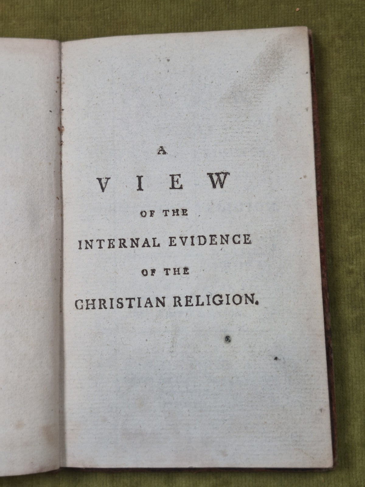 A View of the Internal Evidence of the Christian Religion 1798 Soame Jenyns 9th3