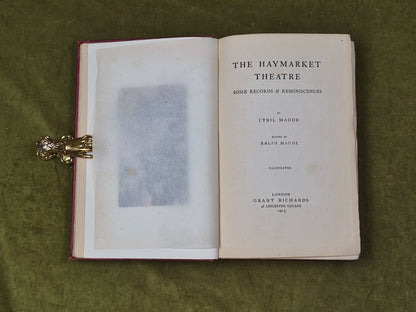Haymarket Theatre - Some Records & Reminiscences - Cyril Maude , Richards 19036