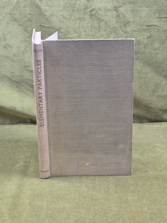 Elementary Particles by Enrico Fermi , Yale 1951 HB0