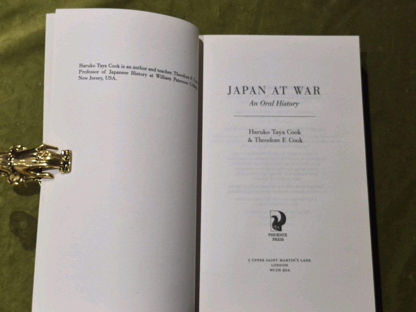Japan At War: An Oral History-Haruko Taya Cook, Theodore F. Cook3