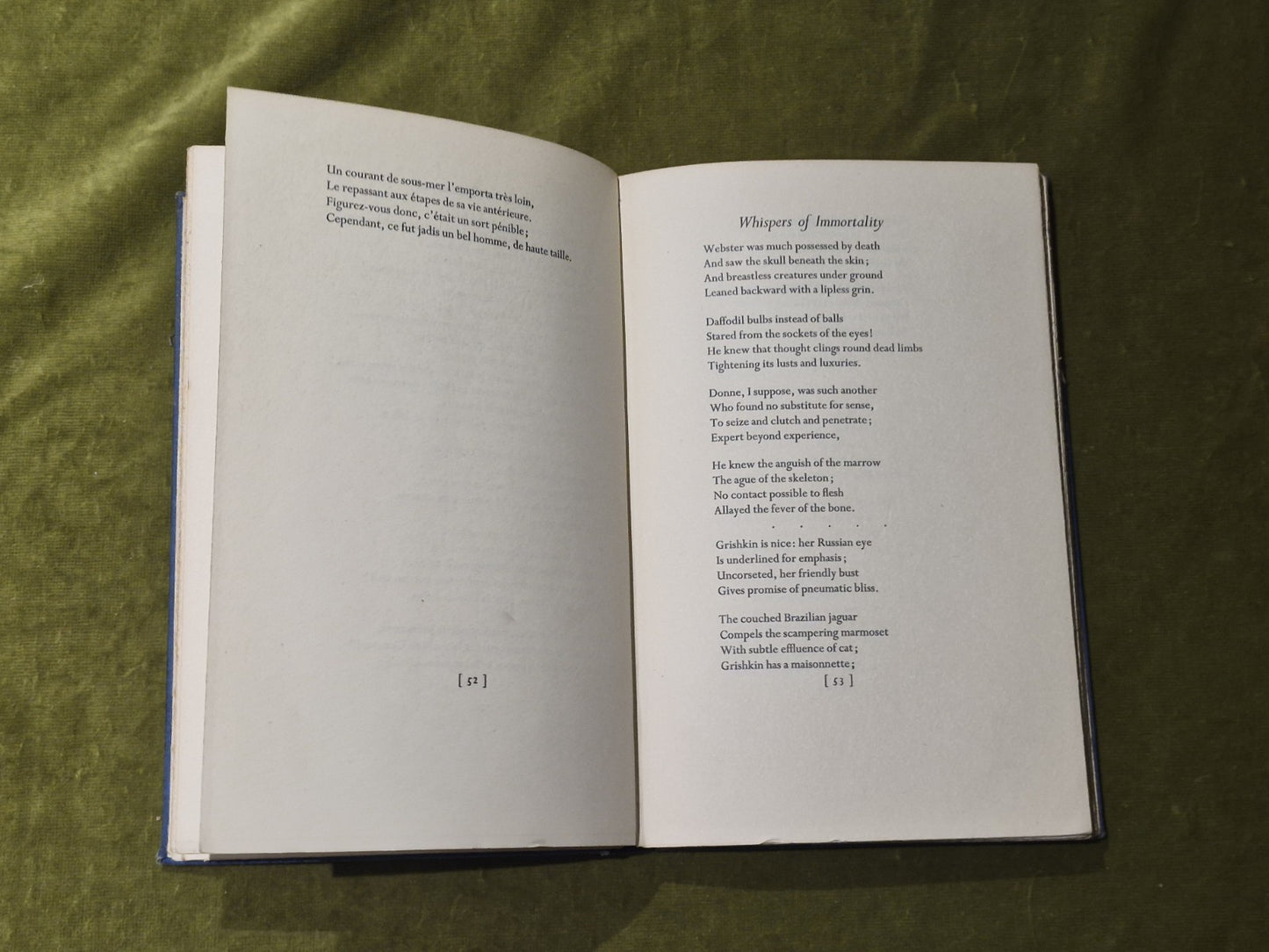 Collected Poems 1909 - 1935, T.S.Eliot, Faber & Faber, 1936 1st/2nd6