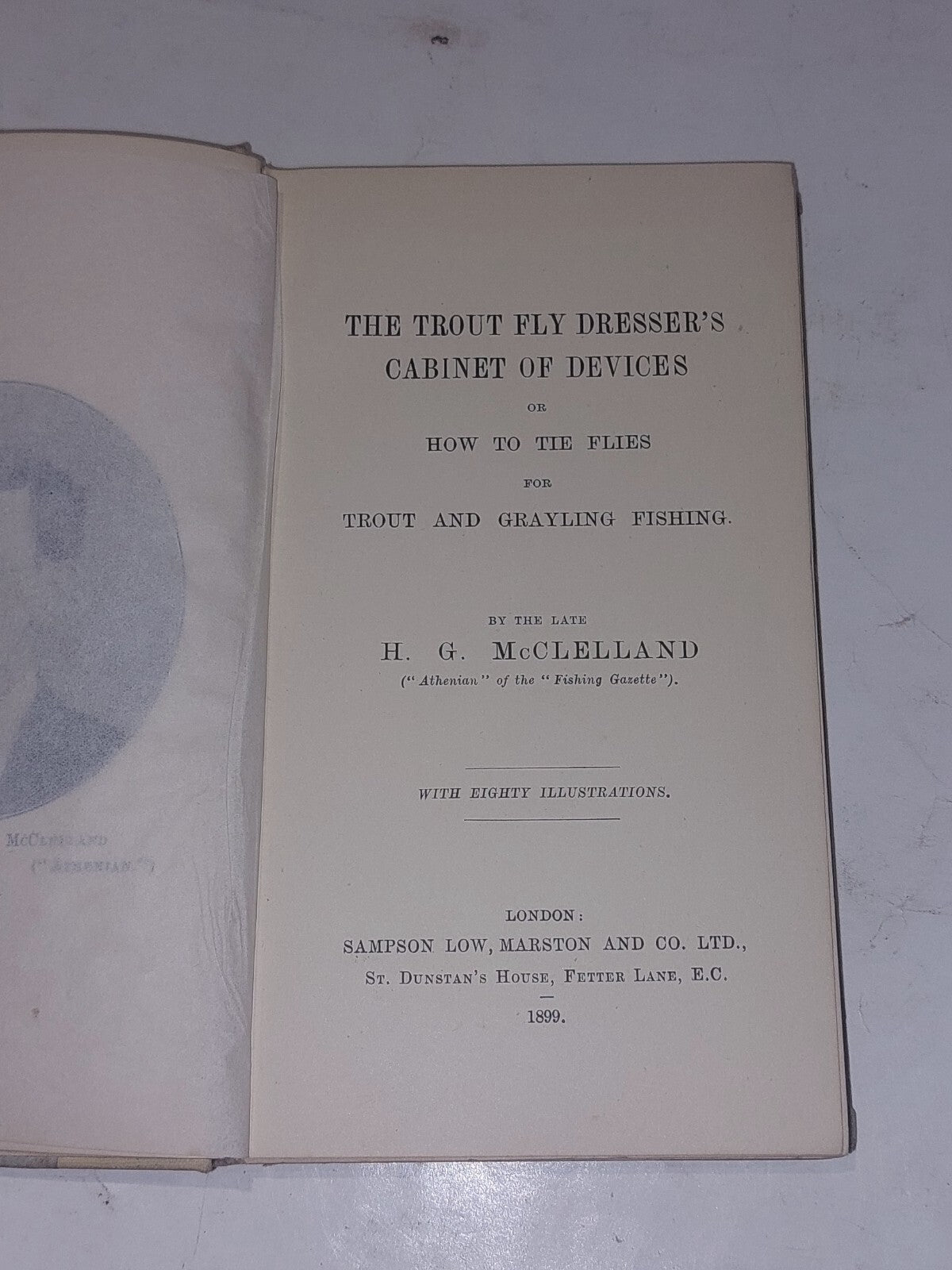 How To Tie Flies And Trout And Graying Fishing, H. G. McClelland (1899) Hb Book2