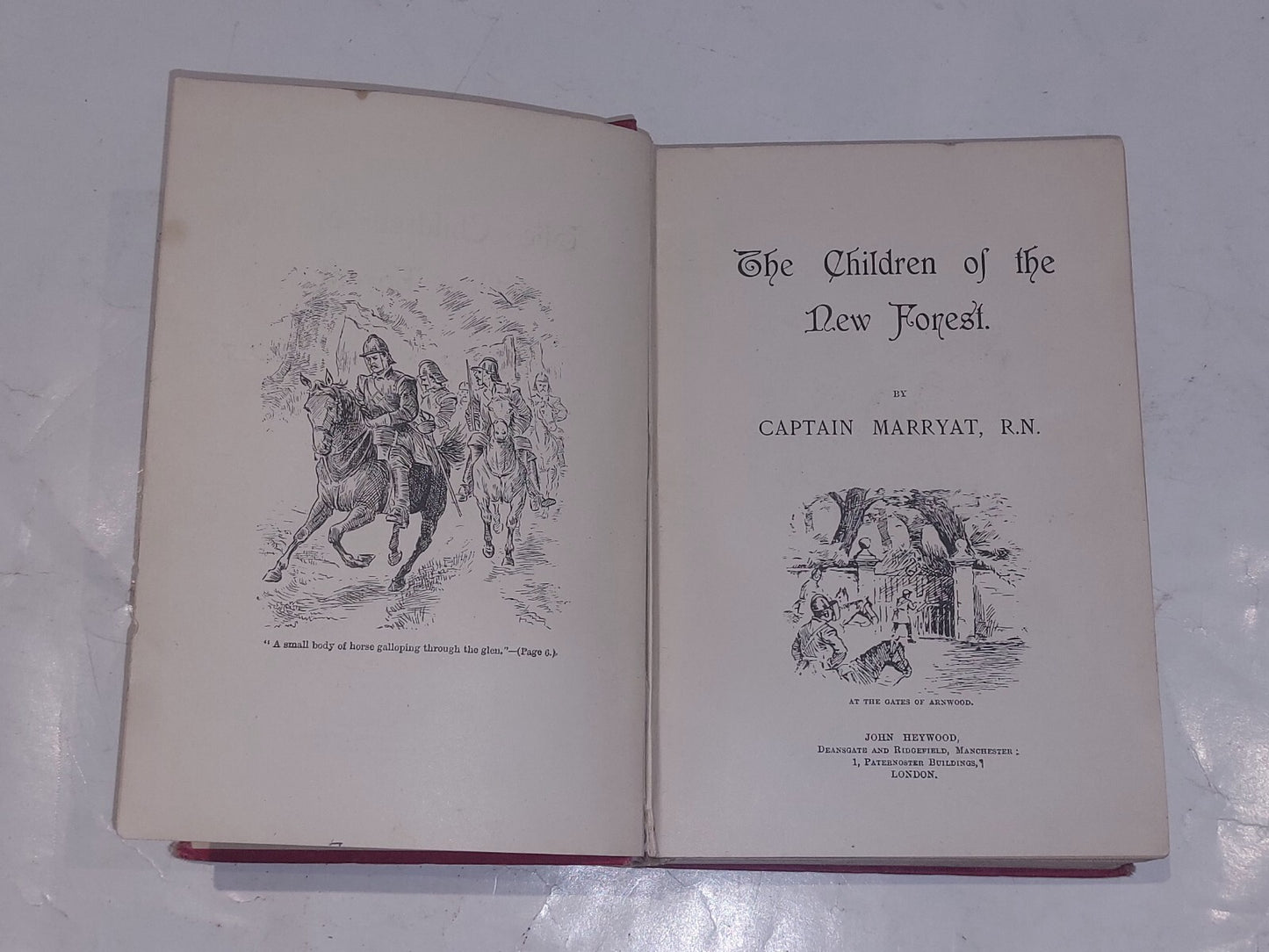 The Children Of The New Forest By Captain Marryat, John Heywood, No Date4