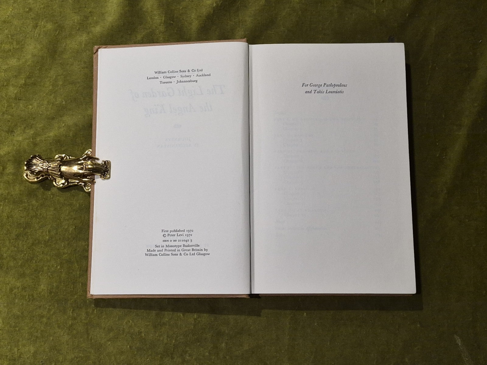 The Light Garden of the Angel King Journeys in Afghanistan - Peter Levi 1972 1st6