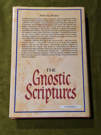 Gnostic Scriptures Bentley Layton 1987 1st British Edition1