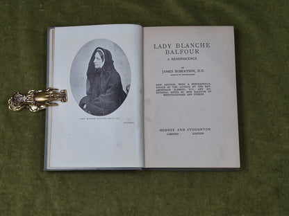 Lady Blanche Balfour a Reminiscence - James Robertson , Hodder & Stoughton HB DJ3