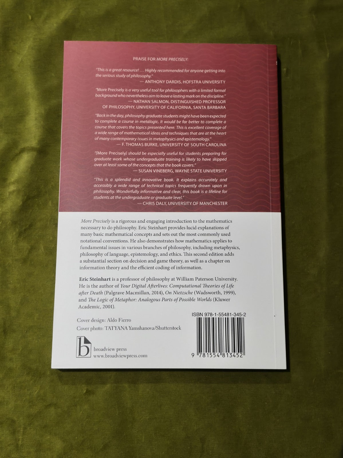 More Precisely: The Math You Need to Do Philosophy - Second Edition1