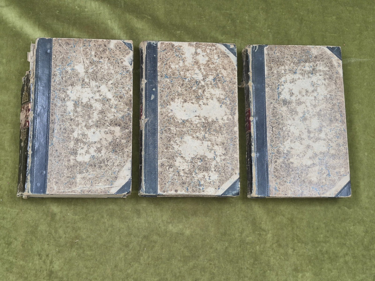 The Last Days Of Pompeii by Lord Lytton 3 volumes 1834 1st Edition1