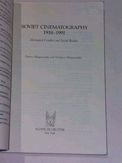 Soviet Cinematography, 19181991 By Dmitry & Vladimir Shlapentokh Pb Book3