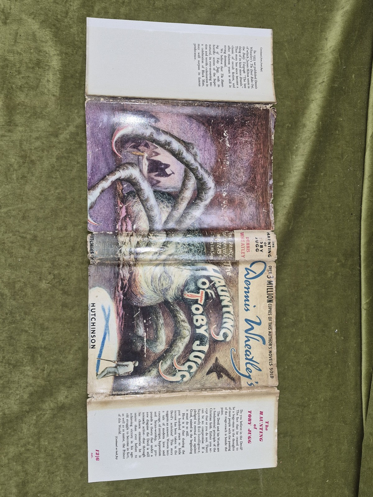 The Haunting of Toby Jugg by Dennis Wheatley 1948 First edition3