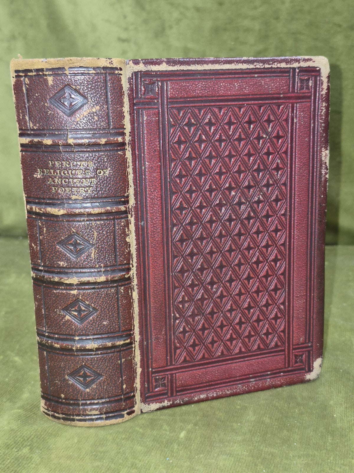 Percy's Reliques of Ancient English Poetry 1865 Thomas Percy Routledge Leather 0