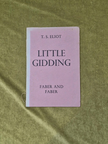 Little Gidding - T S Eliot , Faber & Faber 1942 Original Wraps0