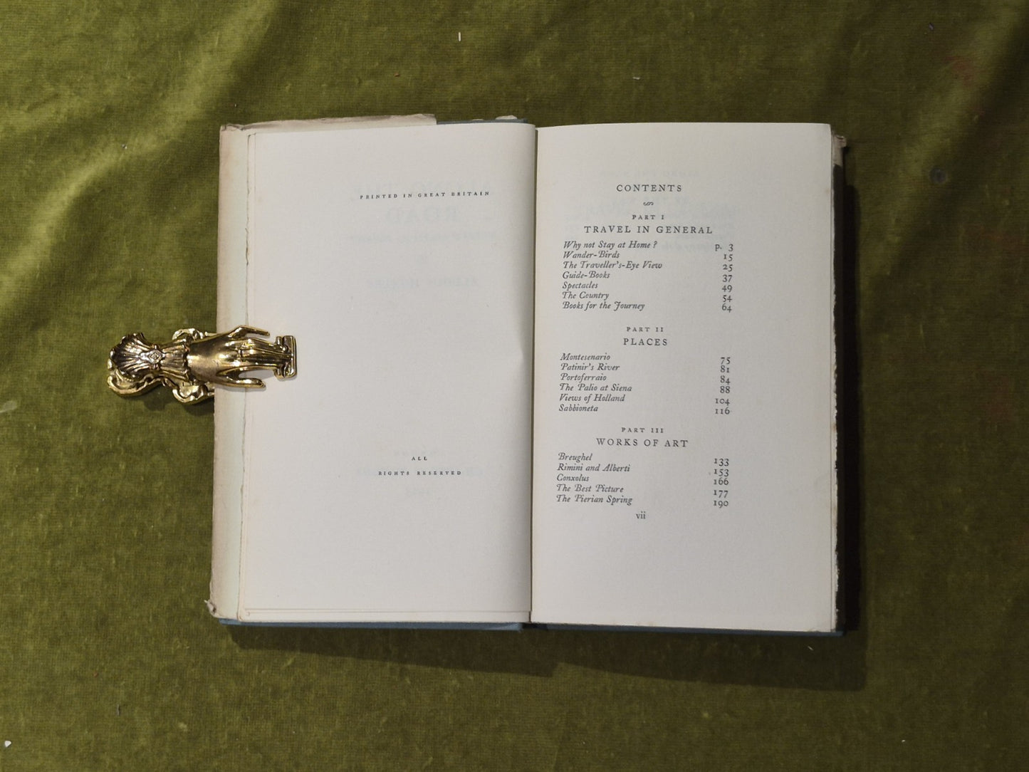 Along the Road Notes & Essays of a Tourist - Aldous Huxley Chatto & Windus 19254