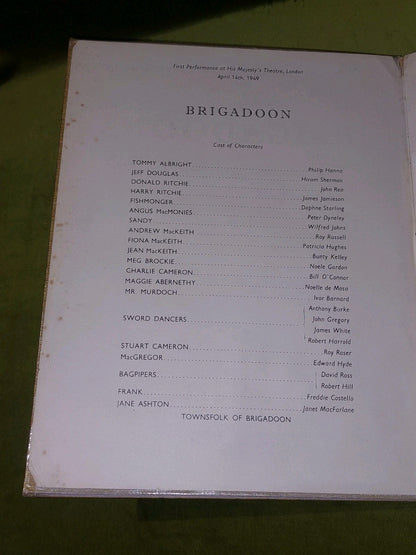 Brigadoon  Vocal Score  Billy Love [Sam Fox Publishing] hb book4