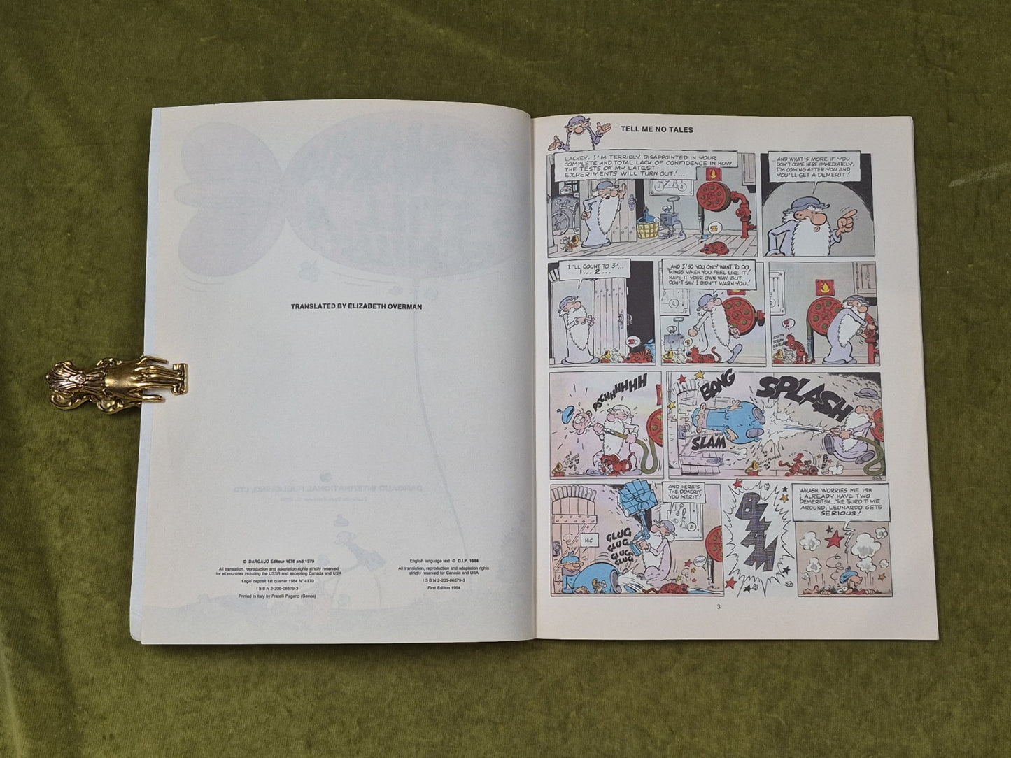 LEONARDO IS STILL A GENIUS 2 By De Groot , Dargaud 1st English Paperback 19843