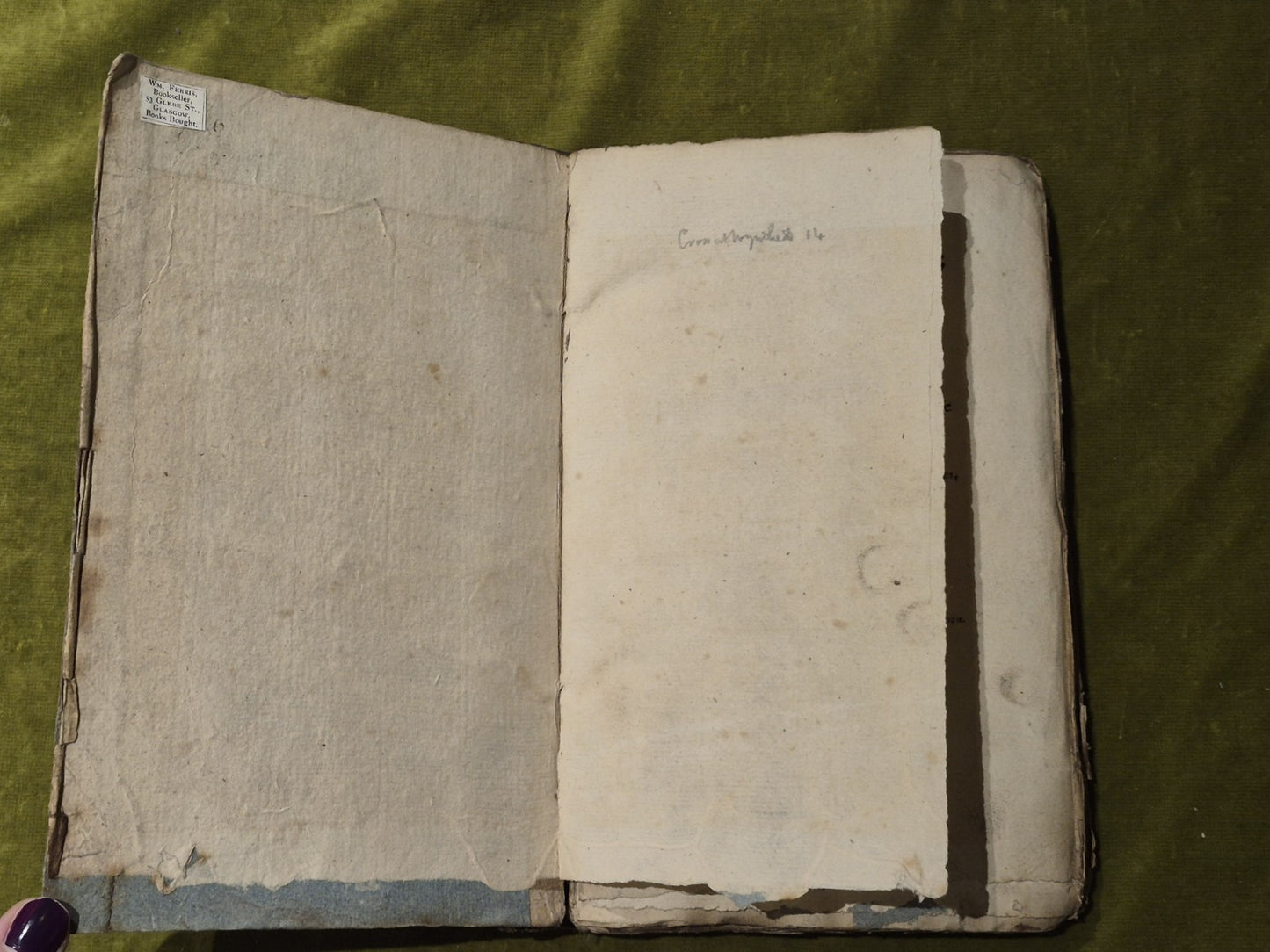 History of Glasgow and of Paisley , Greenock and Port Glasgow Brown 1795 Vol 1&23