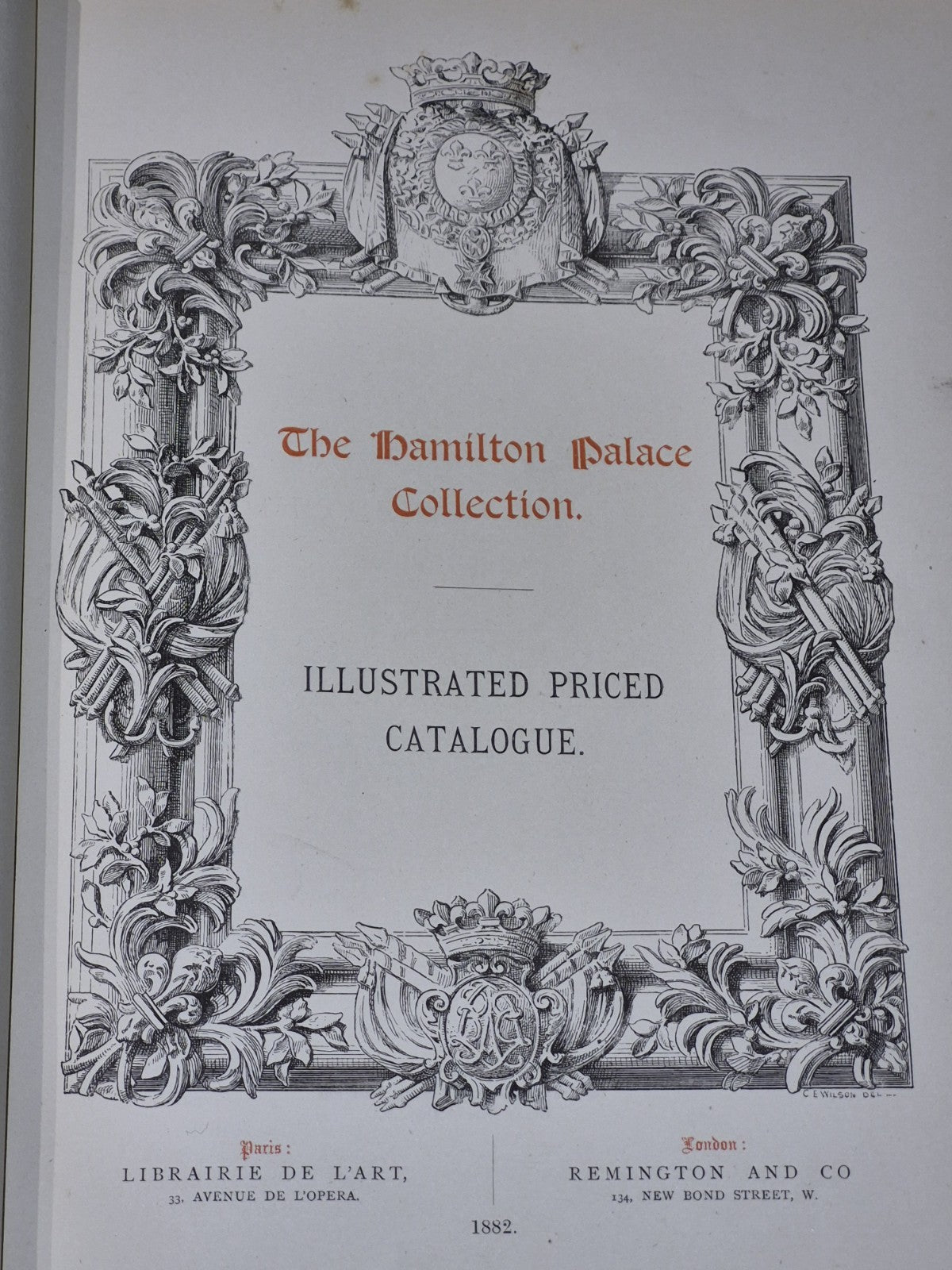 The Hamilton Palace Collection: Illustrated Priced Catalogue (1882)9