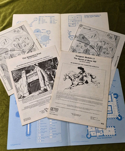 AD&D modules L1-L2 The Secret of Bone Hill/The Assassin's Knot2