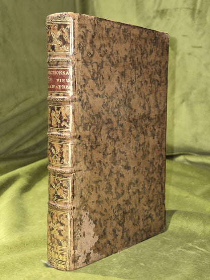 1766 Dictionnaire du Vieux Langage Francois by M. Lacombe1