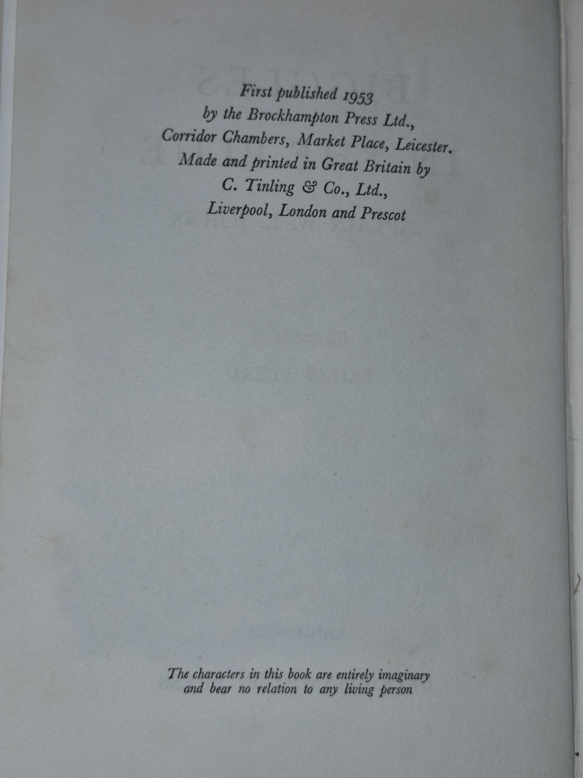1953 First Edition Captain W E Johns Biggles In The Blue10