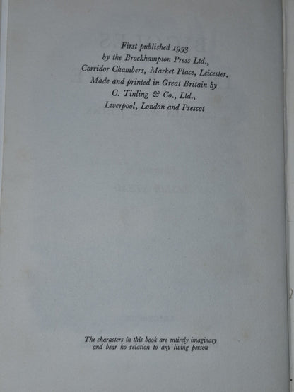 1953 First Edition Captain W E Johns Biggles In The Blue10
