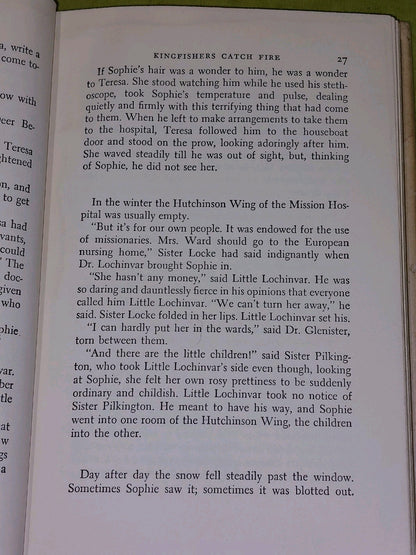 Kingfishers Catch Fire Godden (1953) Viking Press9