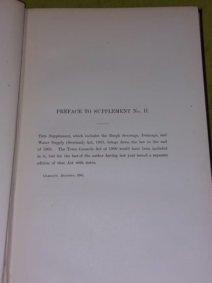 Police Government in Burghs In Scotland James Muirhead (1902) 6