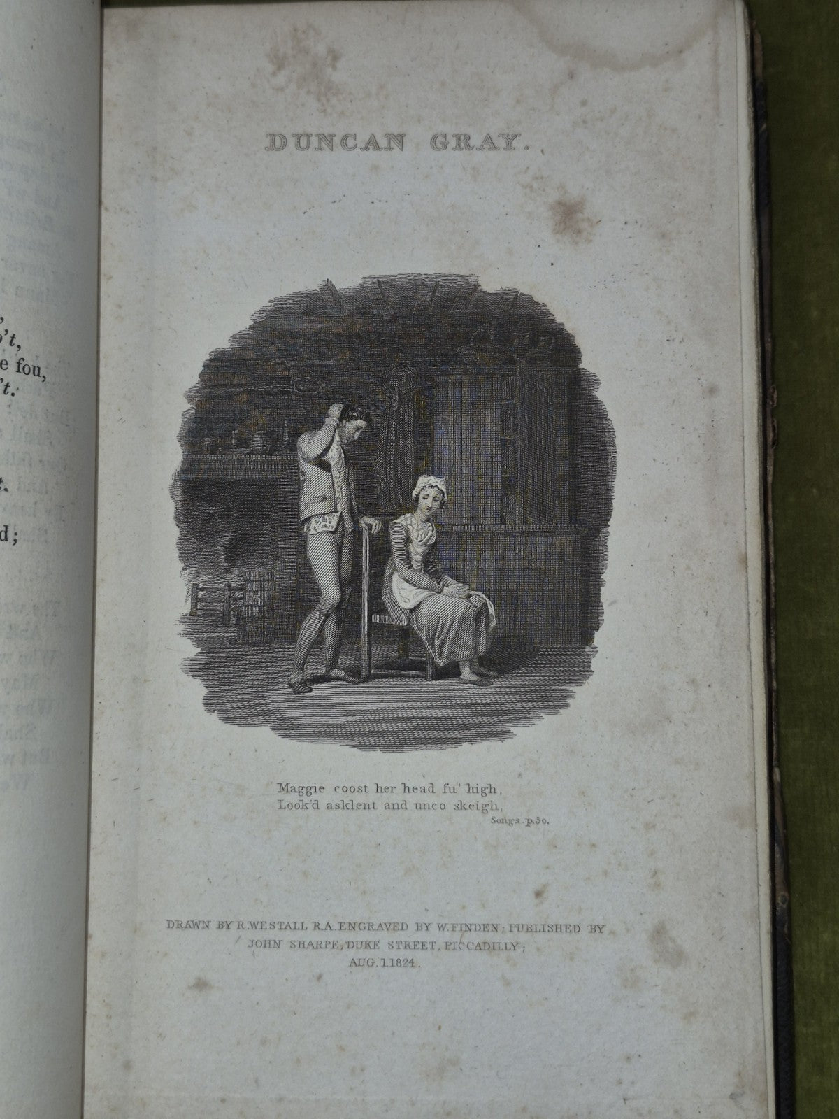 Songs Chiefly in the Scottish Dialect by Robert Burns 1824 John Sharpe hardback7