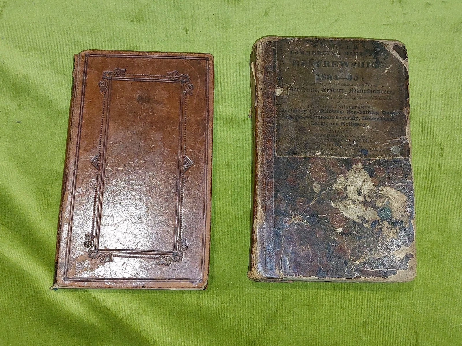 SET Fowler's Directory of Upper Renfrewshire 1830-31 & Lower 1834-35 - 2 Volumes4