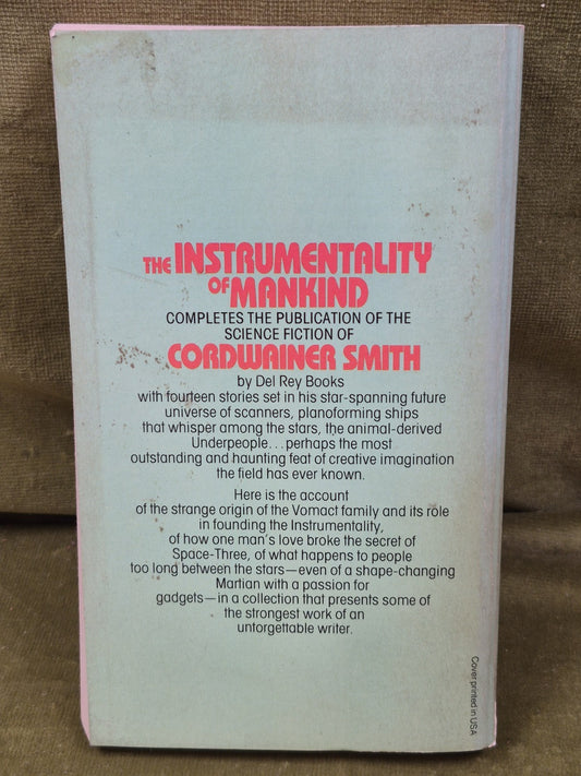 The Instrumentality of Mankind by Cordwainer Smith 1979 PB 1st Edition1