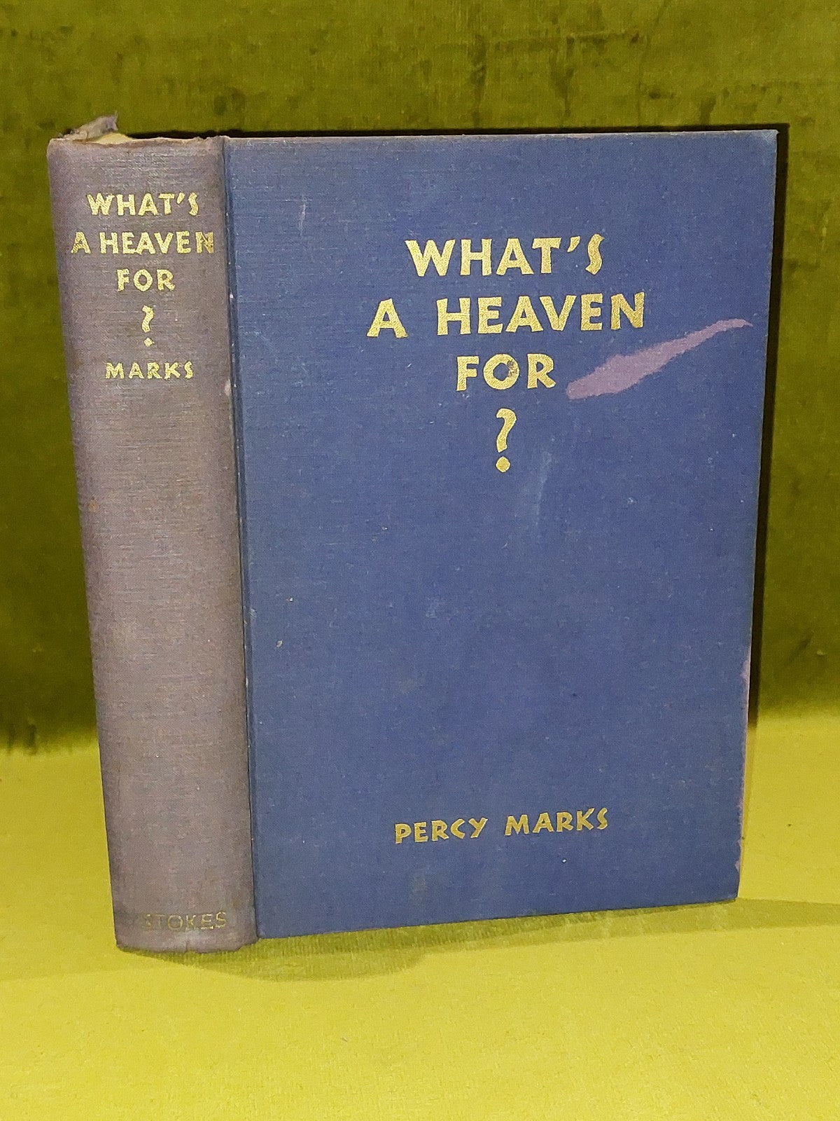 What's a Heaven For? Percy Marks (1938)0
