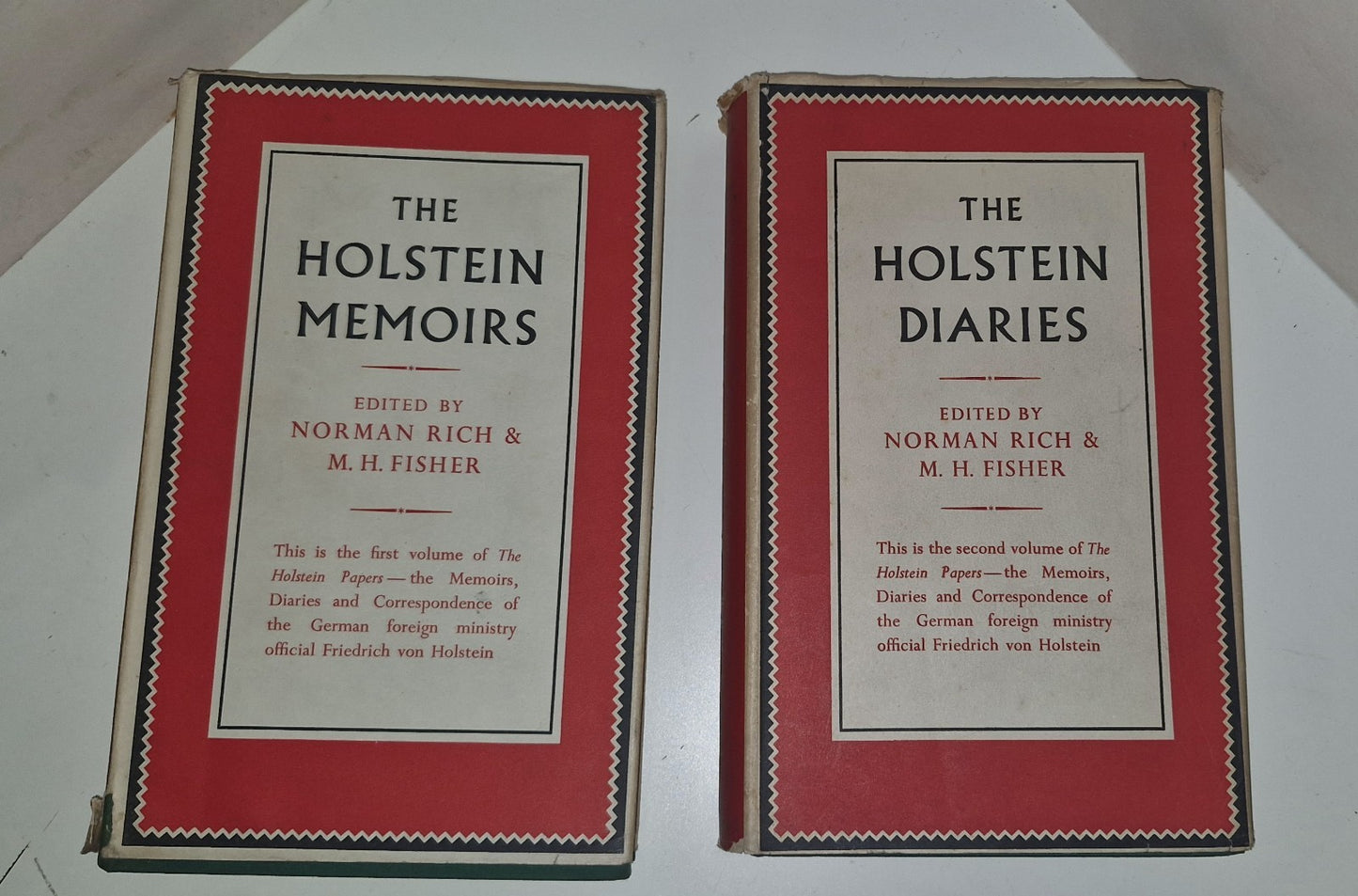 The Holstein Papers 4 Volume Hardback 1st Edition Set With Dust Jacket 1955  634